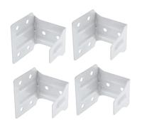 Hemobllo 4 pièces Support de Fixation pour Store Enrouleur Matériau Robuste Corrosion Compact et Ajustable Accessoires pour Montage de Tringle et Rail de Rideau Installation Facile Murs