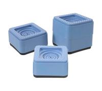 Hemobllo 4 Pièces Support de mobilier à à étalage patins antivibratoires stabilisateur de jambe de rondelle tapis de machine à laver tapis de table Plastique Ciel bleu