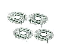 Hemobllo 4 pièces Support de Plantes Grimpantes pour Supports de Jardinage Plastique Vert Cadres de Culture pour Potager et Jardinière Extérieure Favorisant Une Croissance Saine et Aérée