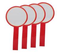 Hemobllo 4 pièces Tableau de Score Effaçable à Sec Mousse Portable pour Juges Vote et Notation Planche Blanche à Réutilisable Board Portable Simple Face pour Événements Sportifs et