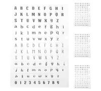 Hemobllo 4 Pièces Tampon Silicone Transparent Alphabet, pour Journal et | Impressions Nettes, Matériau Silicone Léger, Résiste à Décoloration, pour Album Photo et Cartes DIY