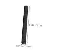 Hemobllo 4 pièces Tiges de Graphite Industriel pour Études Électrochimiques Conductivité Élevée Précision Dimensionnelle pour Usage Laboratoire et Applications Industrielles