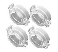 Hemobllo 4 Pièces Verrouillage De Sécurité Pour Enfants Serrure De Tiroir Bouton De Porte De Sécurité Enfant Couvercle De Sécurité Pour Bouton De Porte Bébé Transparent Plastique