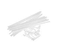 Hemobllo 40 Ensembles Windmill Making Rods for DIY Crafts Thickened Plastic Replacement Poles for Handheld Pinwheel Projects Outdoor Garden Windmill Accessories Group Activities