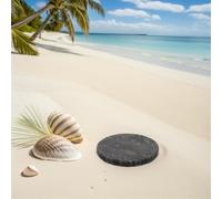 Hemobllo 40 Galets Plats Naturels pour Ricochets - Jeu D’Eau Extérieur pour Plage et Rivière - Pierres pour Sports Aquatiques - Lot de 40 Pièces Couleurs Aléatoires - Jeu Couleur Aléatoire