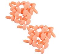 Hemobllo 40 Nez de Poupée en Peluche Cœur 15Mm Couleur Chair Accessoires de Loisirs Créatifs DIY Fournitures Artisanales pour Animaux en Peluche Lot de 40 Pièces pour Couture et