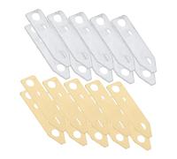 Hemobllo 40 pièces Cuivre et Zinc Bandes Électrode pour Expériences Batterie Fruits et Électrolyse Matériel pour Projets Scientifiques DIY