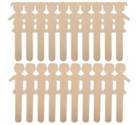 Hemobllo 40 Silhouettes en Bois Brut Garçon et Fille 145 X 5 CM 40 Pièces Décorations Créatives pour Loisirs Manuels Garçon et Filles Ébauches pour Projets Scolaires et Ornements