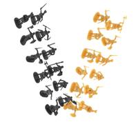 Hemobllo 400 Pièces Figurines Soldats Médiévaux Plastique Modèles Miniatures Robustes pour Jeu Imitation et Apprentissage Historique Garçon Fille Fête