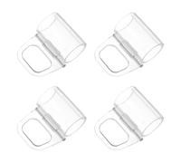 Hemobllo 4pcs Cordless Roller Shade Handles Clips with PC Material for Living Rooms, Designed for Children's and Pets' Safety, Adjustable Indoor Light
