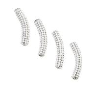 Hemobllo 4pièces Boucles Métalliques Pour Lacets Ornements Délicats Diy Accessoires Brillants Pour Customiser Les Lacets De Chaussures