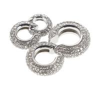 Hemobllo 4pièces Boucles Oreilles à Clip Ornées de Cristaux Manchettes Féeriques sans Perçage pour Femmes Bijoux Uniques pour Accessoiriser Tenues Quotidiennes et Occasions Spéciales