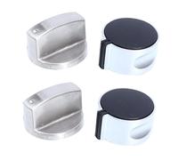 Hemobllo 4pièces Bouton De Cuisinière à Gaz Métal Boutons Rotatifs Pour Commande De Brûleur De Remplacement Pour Gazinière