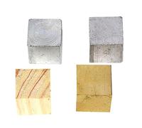 Hemobllo 4Pièces Cubes de Éducatifs Équipement Expérimentation Physique Matériaux de Haute pour Enseignement des Sciences