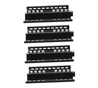 Hemobllo 4pièces Déflecteurs De Chaleur pour Barbecue à Gaz Plaques Chauffantes De Rechange Acier Inoxydable Support pour Barre De Saveur Noir