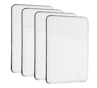 Hemobllo 4pièces Étui Adhésif pour Téléphone Pochette De Rangement pour De Crédit Et Id Stick Autocollant Arrière Installation Facile Accessoire Pratique pour Smartphone