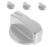 Hemobllo 4pièces Lot De Boutons De Commande Pour Plaque De Cuisson à Gaz Remplacement Acier Inoxydable Pour Boutons De Brûleur De Cuisinière