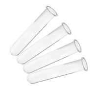 Hemobllo 4pièces Lot de Tubes Verre Transparents pour Petites Plantes Terrarium Vase De Bureau Tubes De Propagation Jardinières Suspendues