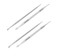 Hemobllo 4pièces Outils de Manucure DIY pour Nail Art Stylo à Double Embout pour Gel UV Sculpture Métal Peinture Dessin
