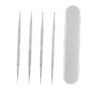 Hemobllo 4pièces Stylo Manucure Double-embouts Pour Nail Art Outils De Peinture Et Ramassage Pierres Pour Décoration Ongles Set Léger Et Accessoires Nail Art Polyvalents