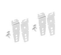 Hemobllo 4pièces Supports de Fixation pour Lave-vaisselle Lot de Clips Métalliques Rechange pour Installation sous Plan de Travail Accessoires de Sécurité