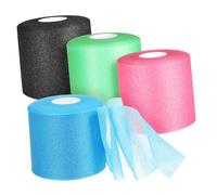 Hemobllo 4rouleaux Bande Adhésive Athlétique Pré-enroulée Pour Poignets Chevilles Et Mains Style Baseball