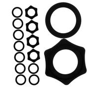 Hemobllo 5 ensembles Microphone Anti-roll Rings Set de Accessoires Microphone Antidérapants pour Ktv Scène Bar Anneaux Compactes Résistants et Faciles à Installer