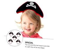 Hemobllo 5 pièces Bandeau Pirate Garçon Fille Accessoires Costume Fête Halloween Tête Crâne Pirate Durable pour et Filles Décoration Photo Amusante