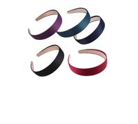 Hemobllo 5 Pièces Bandes de Cheveux Larges Uni Accessoires de Décoration pour Femme Serre-tête Simple