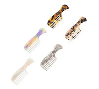 Hemobllo 5 pièces Barrettes à Cheveux Peigne et Filles Clips Élégants Blanc Vert Gris Écaille Claire et Foncée pour Fêtes et Usage