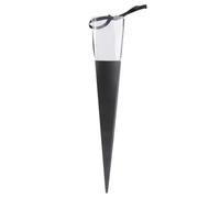 Hemobllo 5 Pièces Boîte à Fleurs pour Rose Unique, Cône D’emballage en Papier et Pvc, Noir, Rangement pour 1 Fleur, Présentation Stable pour Table, Mariage et Saint-valentin