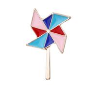 Hemobllo 5 pièces Broches Fantaisie Forme de Moulin à Vent Accessoires Unisexes Coloré Épingles de pour Vêtements et Sacs Décoration Originale