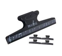 Hemobllo 5 pièces Clip pour Partitions Musicales Abs Lot de Porte Pages Portable et Fixation Fiable pour Partitions de Piano Guitare et Violon Accessoire Polyvalent pour Musiciens