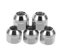 Hemobllo 5 Pièces Écrou à Bride de Roue, Acier Inoxydable | Capuchon Ouvert Argenté M1/2-20*21*19, Remplacement Pratique, Sécurité Renforcée, Installation Facile