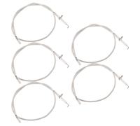 Hemobllo 5 Pièces Kit de Fils D’allumage pour Barbecue à Gaz, Électrode | Métal Blanc, Installation Soignée, Restauration Rapide, Usage Extérieur, Ajustement pour Cuisson en Plein Air