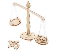 Hemobllo 5 Pièces Kit d'expériences DIY Balance à Levier Portable pour Garçon Fille Matériel Complet Expérience Stem Éducatif pour Apprentissage Science et Équilibre