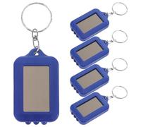Hemobllo 5 Pièces Lampe de Poche Porte-clés Solaire LED Compacte