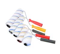 Hemobllo 5 pièces Set Peinture Fibre pour Murs Brosse à Pratique Antidérapante Outil de Peinture DIY pour Débutants et Professionnels Facile à Utiliser et Nettoyer Adapté à Tous Types de