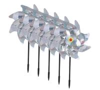 Hemobllo 5 pièces Windmill Shape Bird Device Reflective Garden Gadget for Animal Banishment Durable Pet Material for Protecting Fruit Trees and Gardens