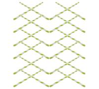 Hemobllo 50 Bâtonnets en Papier Épais Rayés Vert et Blanc 10 X 300 MM pour Barbe à Papa Compatibles Machines Automatiques Usage Unique Hygiénique pour Fêtes Foires et Événements