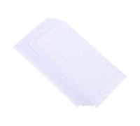 Hemobllo 50 Feuilles Détiquettes de Renforcement pour Papier Autocollants PVC Auto Adhésifs pour Protection des Perforations pour Classeurs Documents Scolaires et Bureau