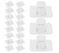 Hemobllo 50 Fixations Antidérapantes pour Barrière Garçon et Filles Kit de Stabilisateurs 6Cm X 6Cm en Plastique Renforcé Supports Muraux pour Sécurité Bébé et Protection du Sol