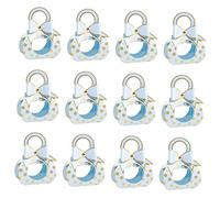 Hemobllo 50 Pièces Boîtes à pour Mariage Boîtes Souvenirs Élégantes avec Fenêtre Transparente et Nœud pour Toutes Occasions et Douceurs Dimensions