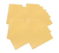 Hemobllo 50 pièces Cartes de Visite Métalliques Aluminium Robustes Lot de Plaques Vierges Fines pour Gravure Laser Finition Or Clair Usage Professionnel Bureau