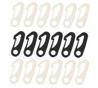 Hemobllo 50 pièces Clips Plastique Mât de Drapeau S Clips Résistants Attaches Câble pour Drapeaux avec Œillets Fixation Solide et Réutilisable pour Conditions Météo Difficiles