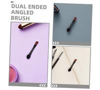 Hemobllo 50 Pièces Double Ended Angled Makeup Brush For Women Soft Small Eyeshadow And Eyebrow Applicator Gentle Skin Friendly Dual Purpose Tool For Precise Brow Shaping And Eye Shadow
