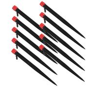 Hemobllo 50 pièces Kit Irrigation Goutteur Réglable Arroseur Goutteur Piquet Jardin pour Potager Pelouse