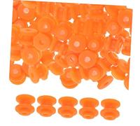 Hemobllo 50 pièces Kit Poulies à Unique Orange pour Modèles Réducteur de Vitesse Transmission Moteur Jouets DIY Expérimentation Scientifique