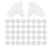 Hemobllo 50 Pièces Protège-prises Garçon Fille Blanc Cache-prises Sécurité Garçon Fille Protection Électrique Facile à Installer pour Maison Bureau Caches Douilles Anti-accident Garçon