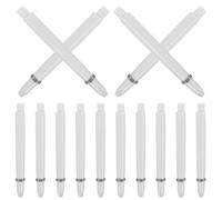 Hemobllo 50 Pièces Tiges de Fléchettes 2ba en Nylon Anneaux Filetés, Installation Facile et Précision pour Entraînement à Domicile et Compétitions